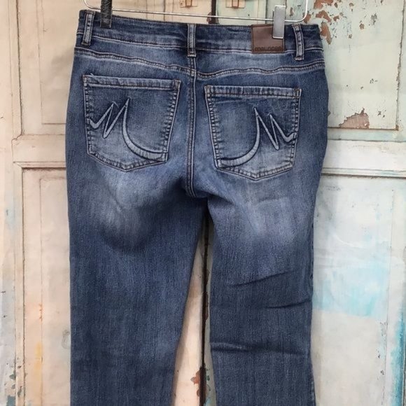 Maurice Womans 2R Blue Jeans FLAW Mid Low Rise - Picture 5 of 8